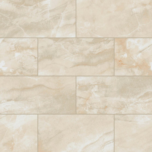 Bedrosians Gemma 12" x 24" Porcelain Tile Notte Honed