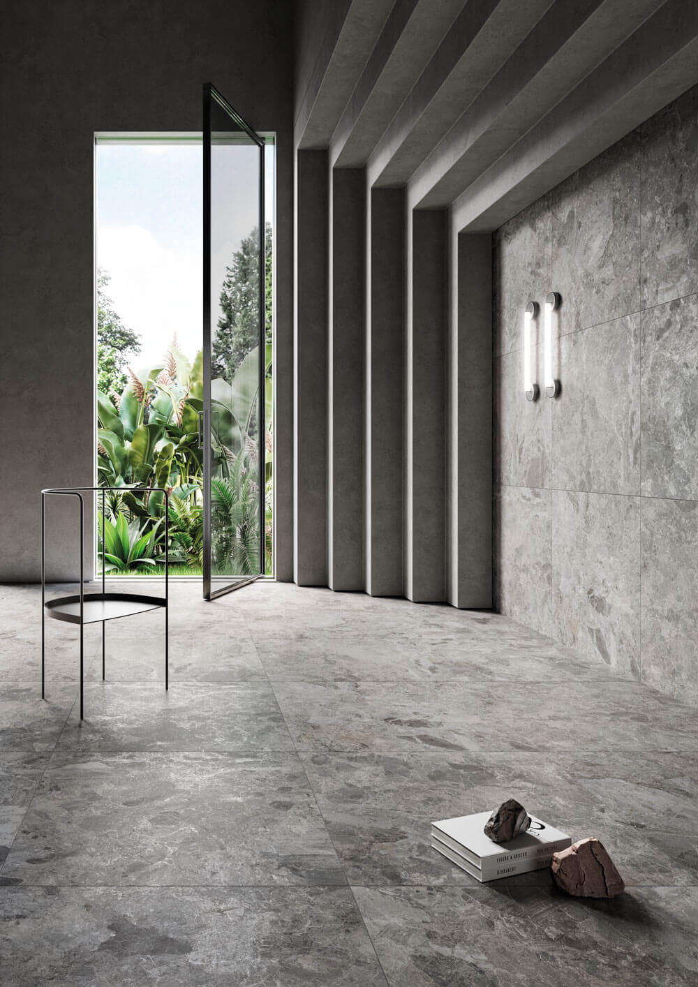 Happy Floors Mun 24" x 48" Porcelain Tile Rust