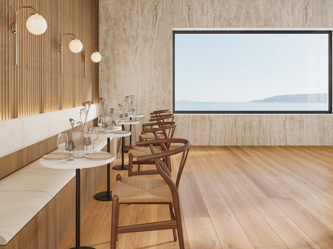 Bedrosians La Jolla 9" x 60" Laminate Plank Beaumont