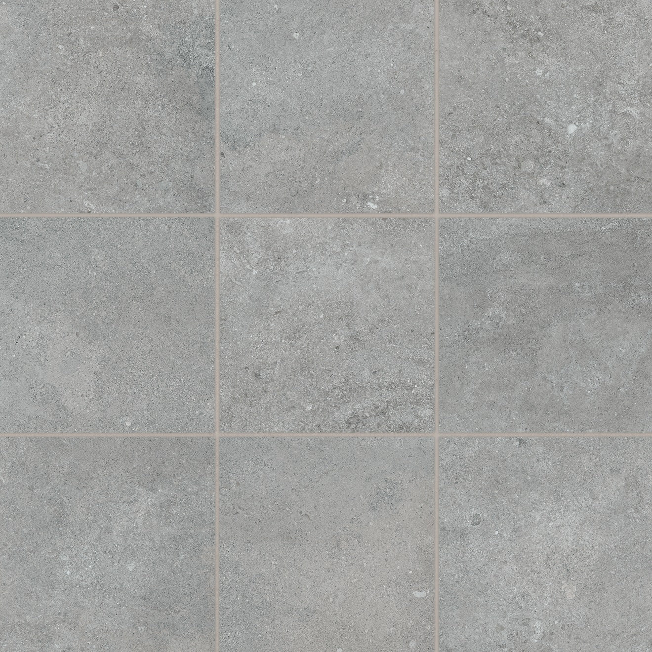 Bedrosians Ikonite 4 x 4 12" x 12" Porcelain Mosaic Grey