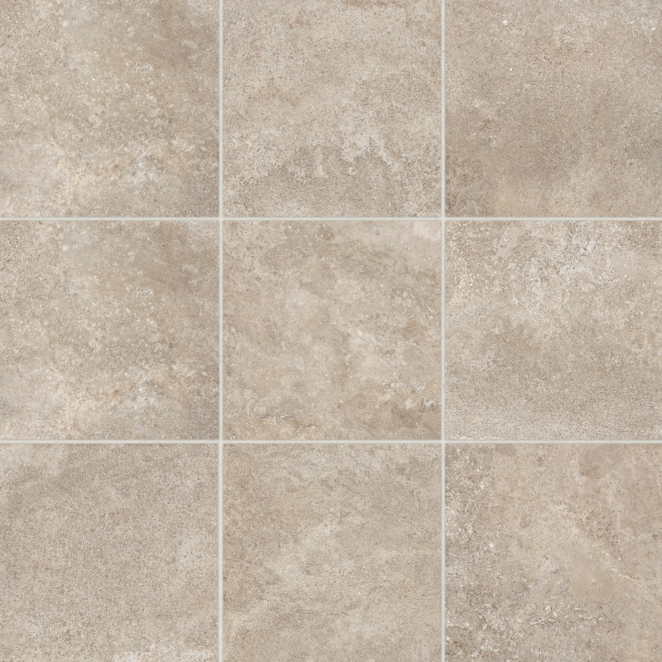 Bedrosians Ikonite 4 x 4 12" x 12" Porcelain Mosaic Walnut