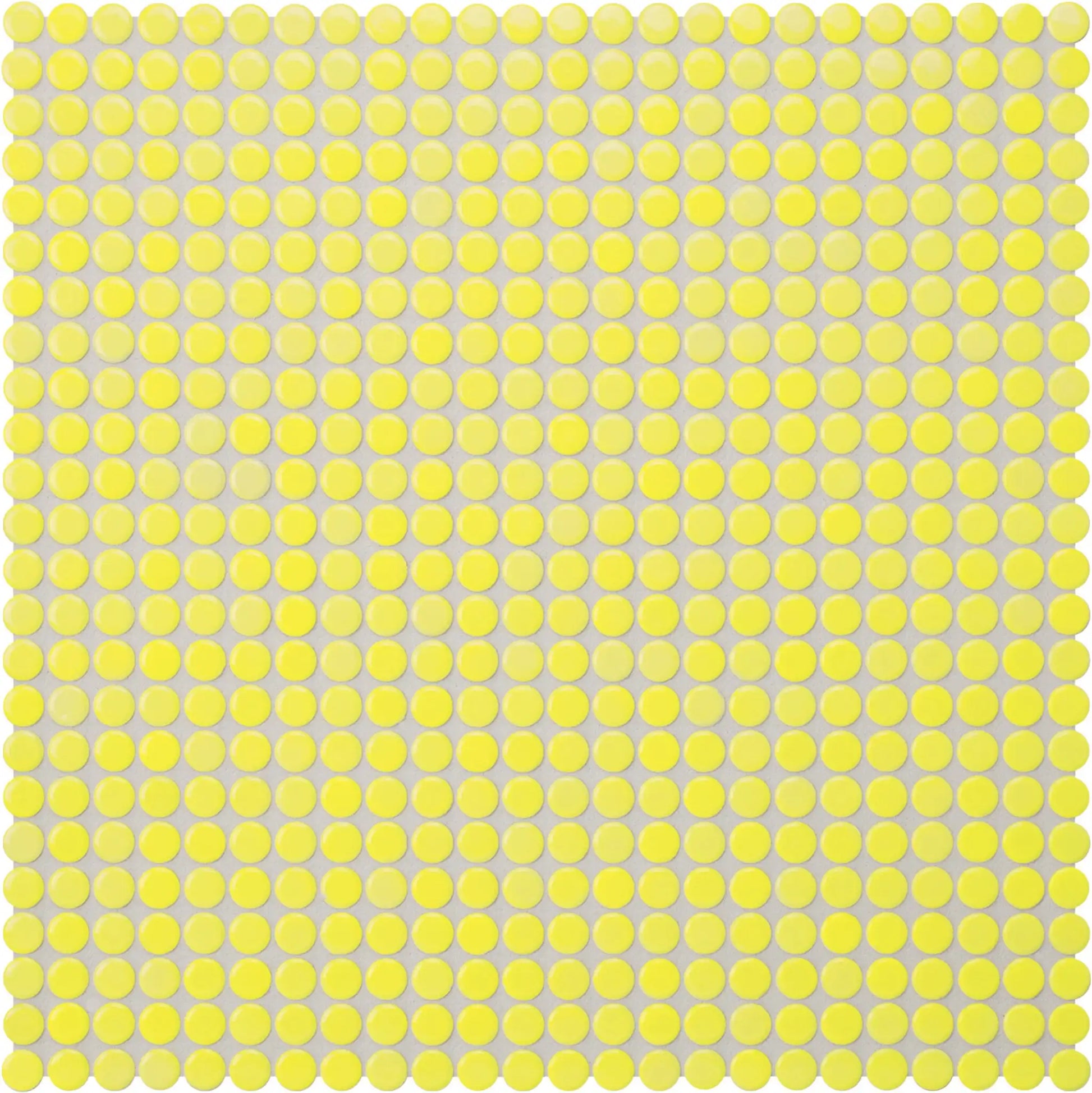 Agrob Buchtal Loop 0.5" x 0.5" Round 12.44" x 12.44" Porcelain Mosaic Sea Green