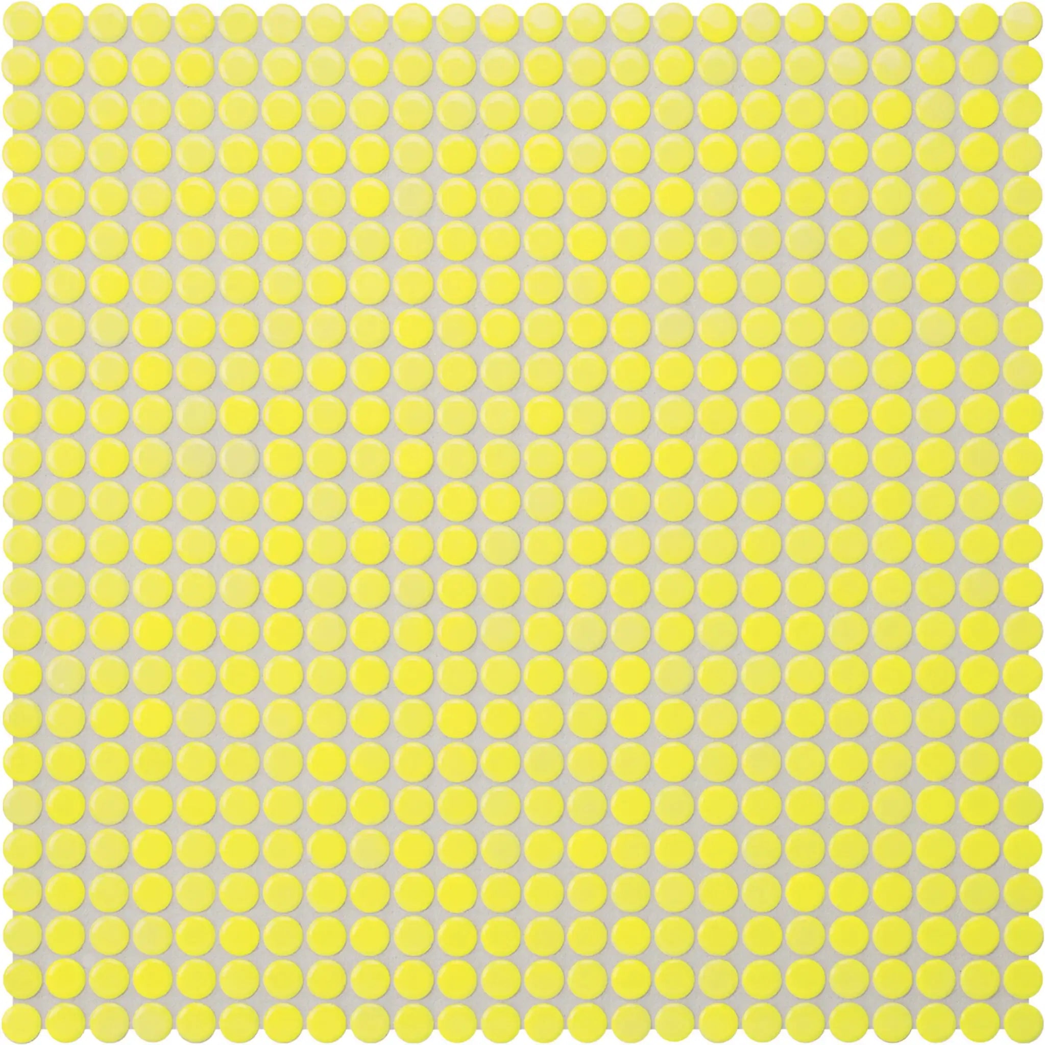 Agrob Buchtal Loop 0.5" x 0.5" Round 12.44" x 12.44" Porcelain Mosaic Sea Green