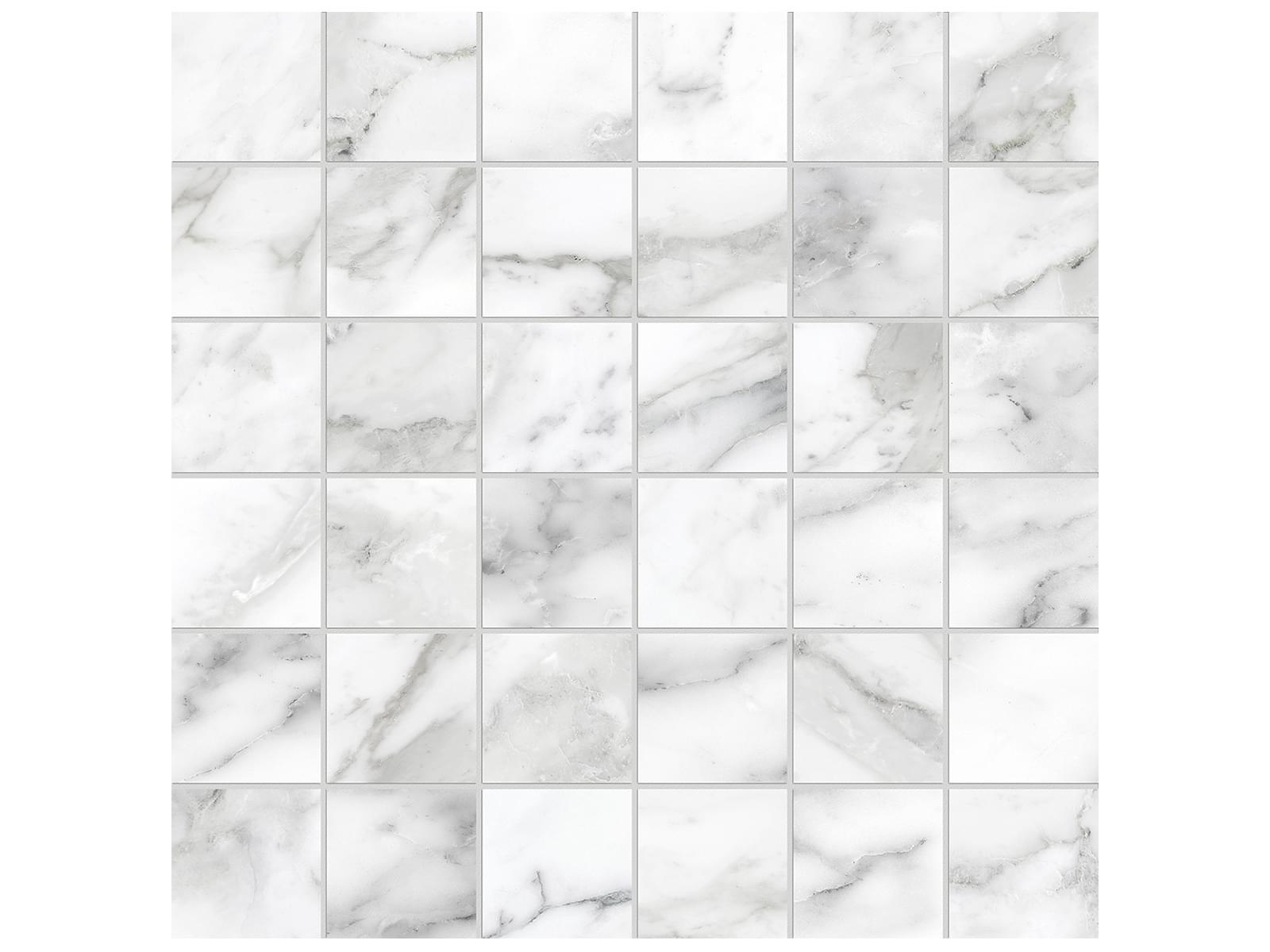 Anatolia La Marca 2 x 2 11.77" x 11.77" Porcelain Mosaic Carrara