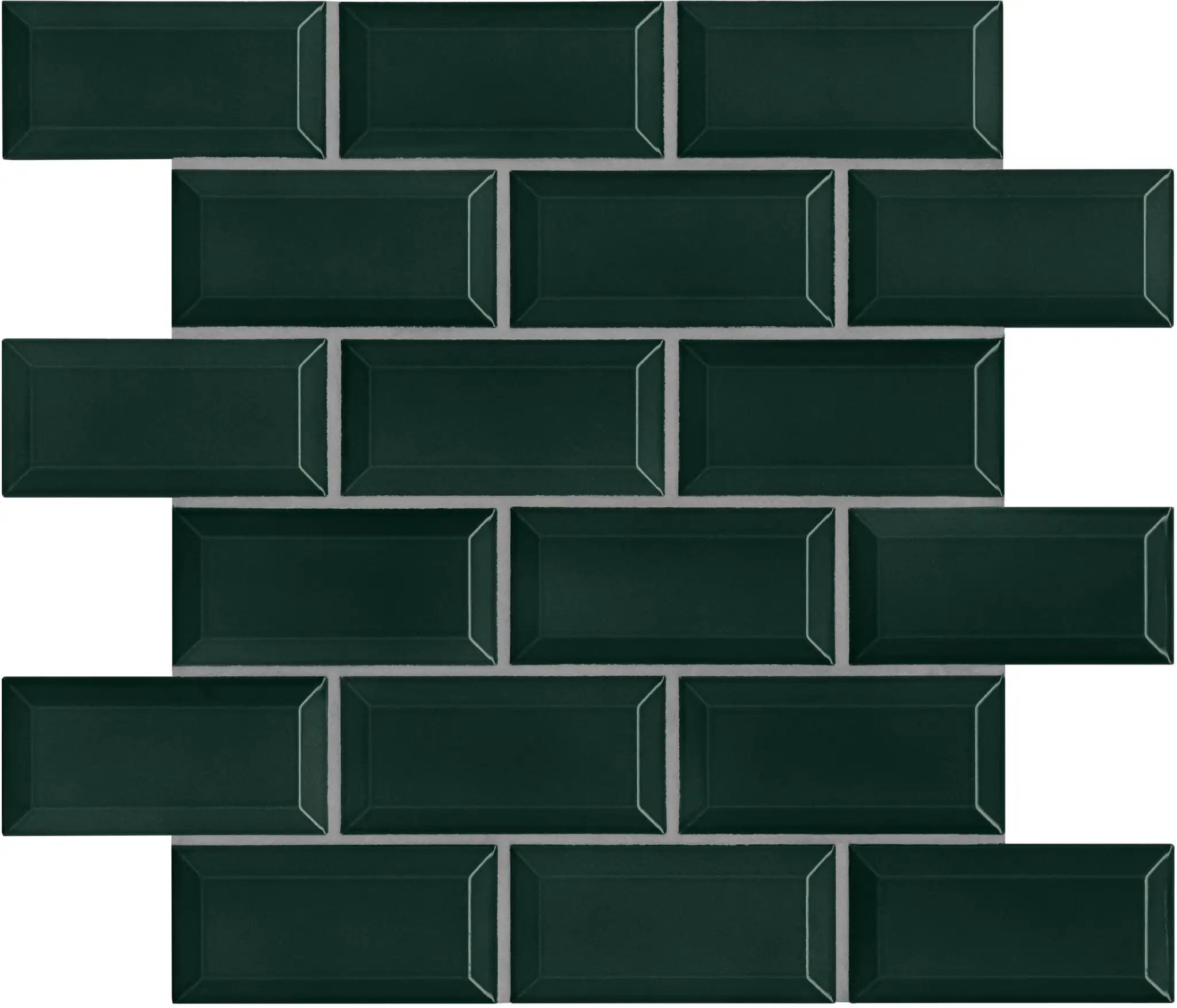Agrob Buchtal District 2 x 4 Beveled 12.44" x 12.44" Porcelain Mosaic 