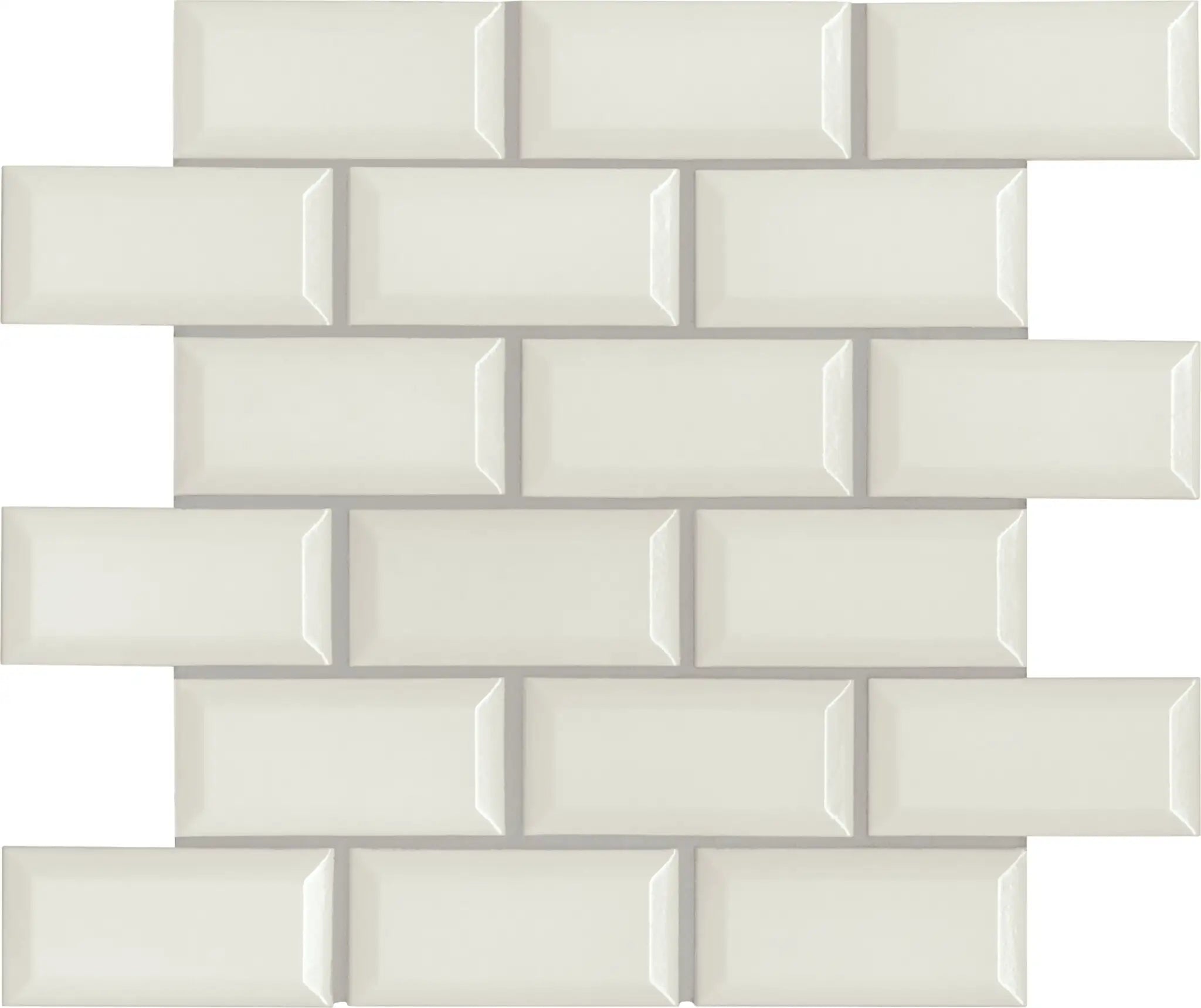 Agrob Buchtal District 2 x 4 Beveled 12.44" x 12.44" Porcelain Mosaic 