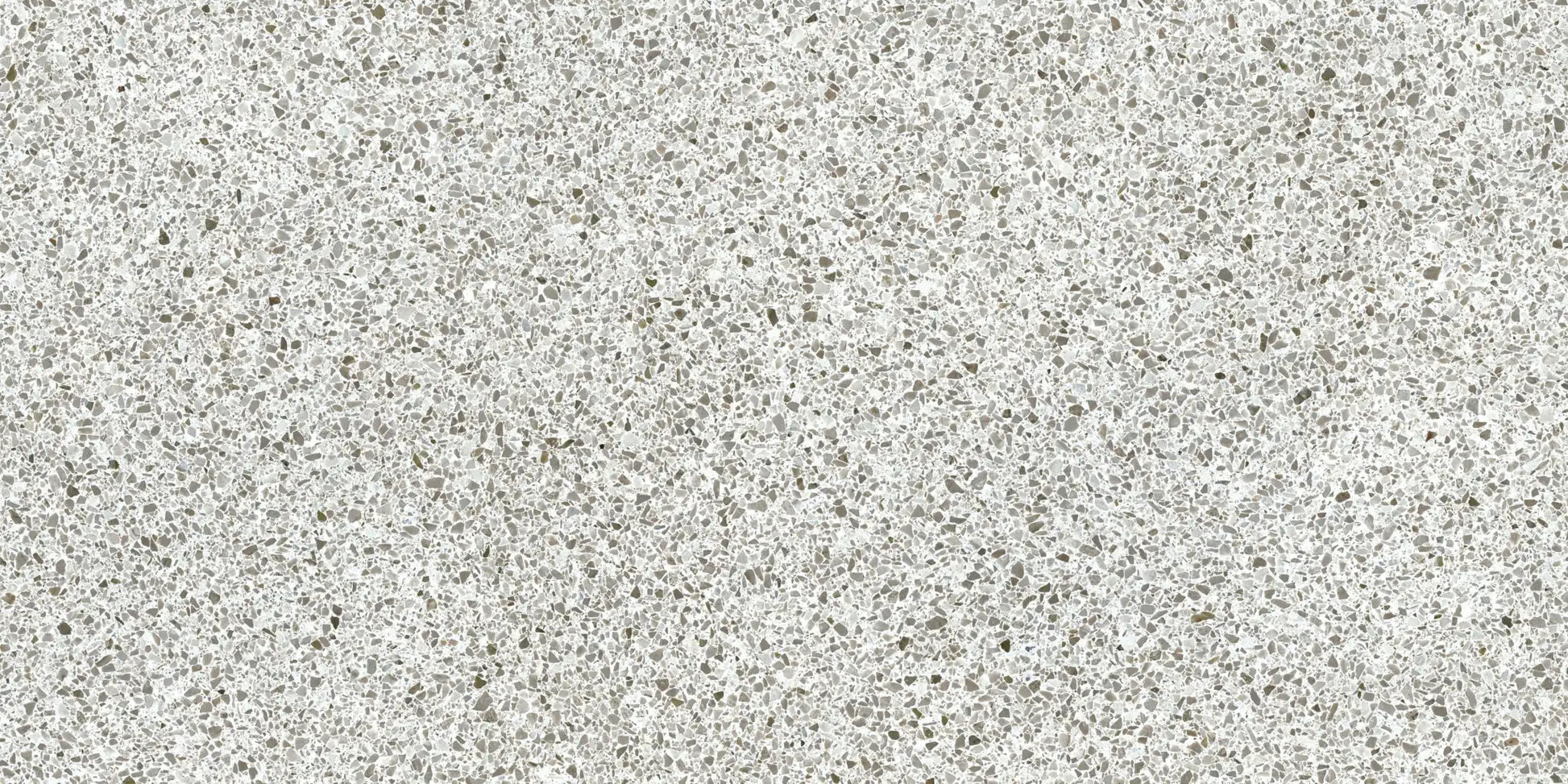 Agrob Buchtal Trio Terrazzo 24" x 48" Porcelain Tile Terrazzo Ivory