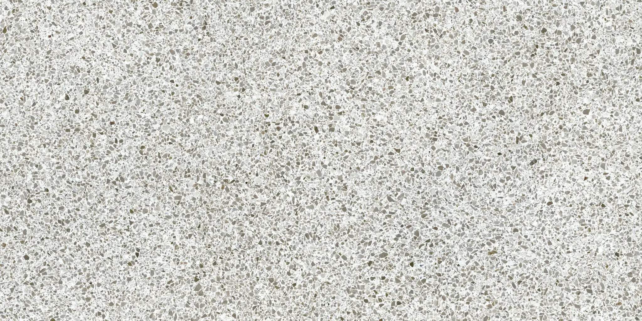 Agrob Buchtal Trio Terrazzo 24" x 48" Porcelain Tile Terrazzo Ivory