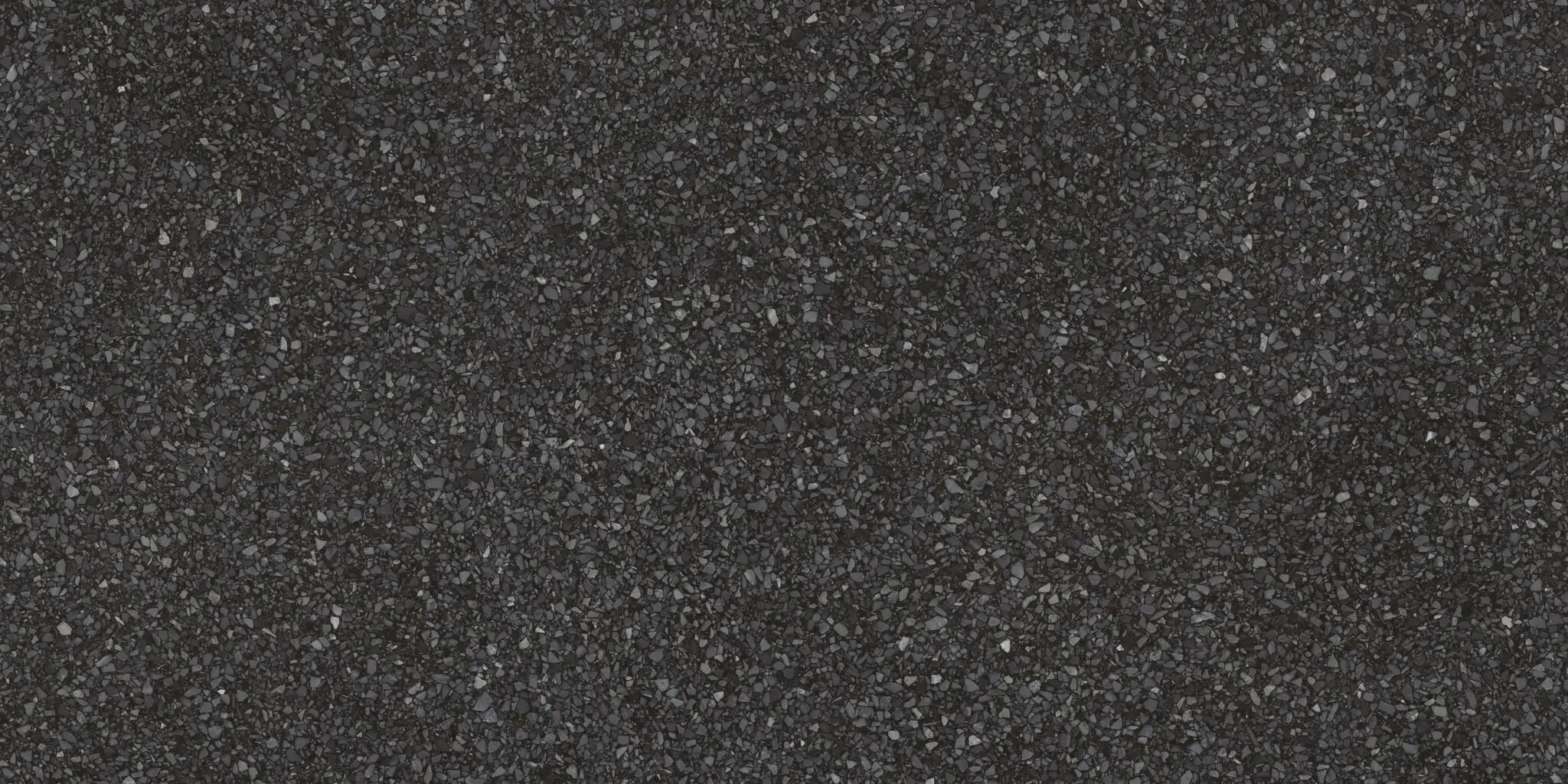 Agrob Buchtal Trio Terrazzo 24" x 48" Porcelain Tile Terrazzo Black