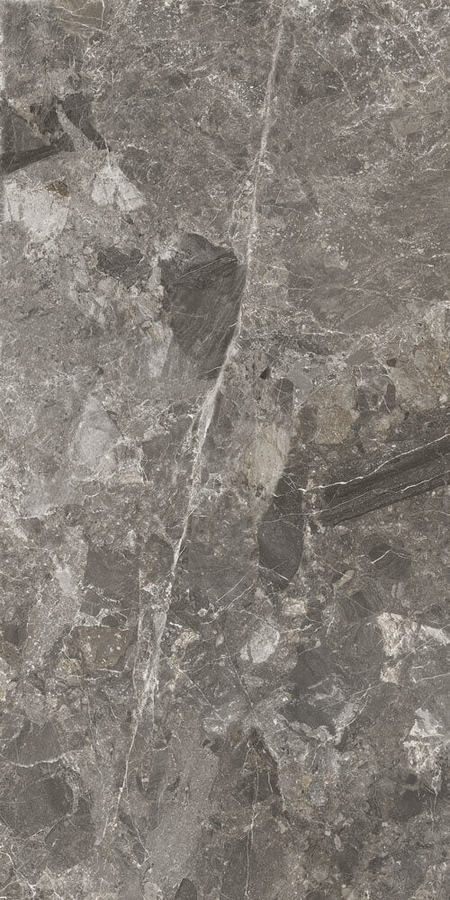 Happy Floors Mun 12" x 24" Porcelain Tile White