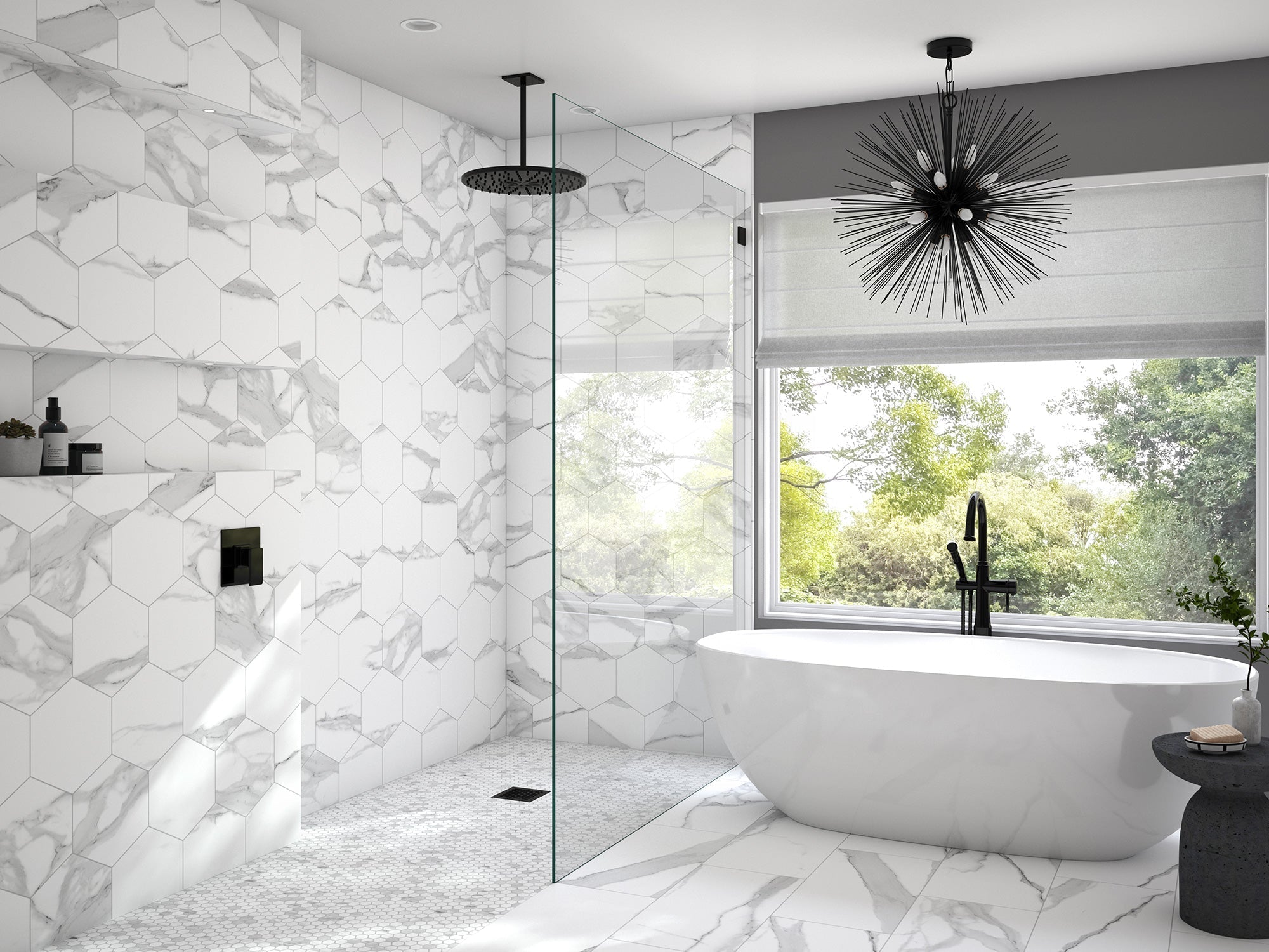 Anthology Marbleridge Reserve 12" x 24" Porcelain Tile Bella Tuscana Polished