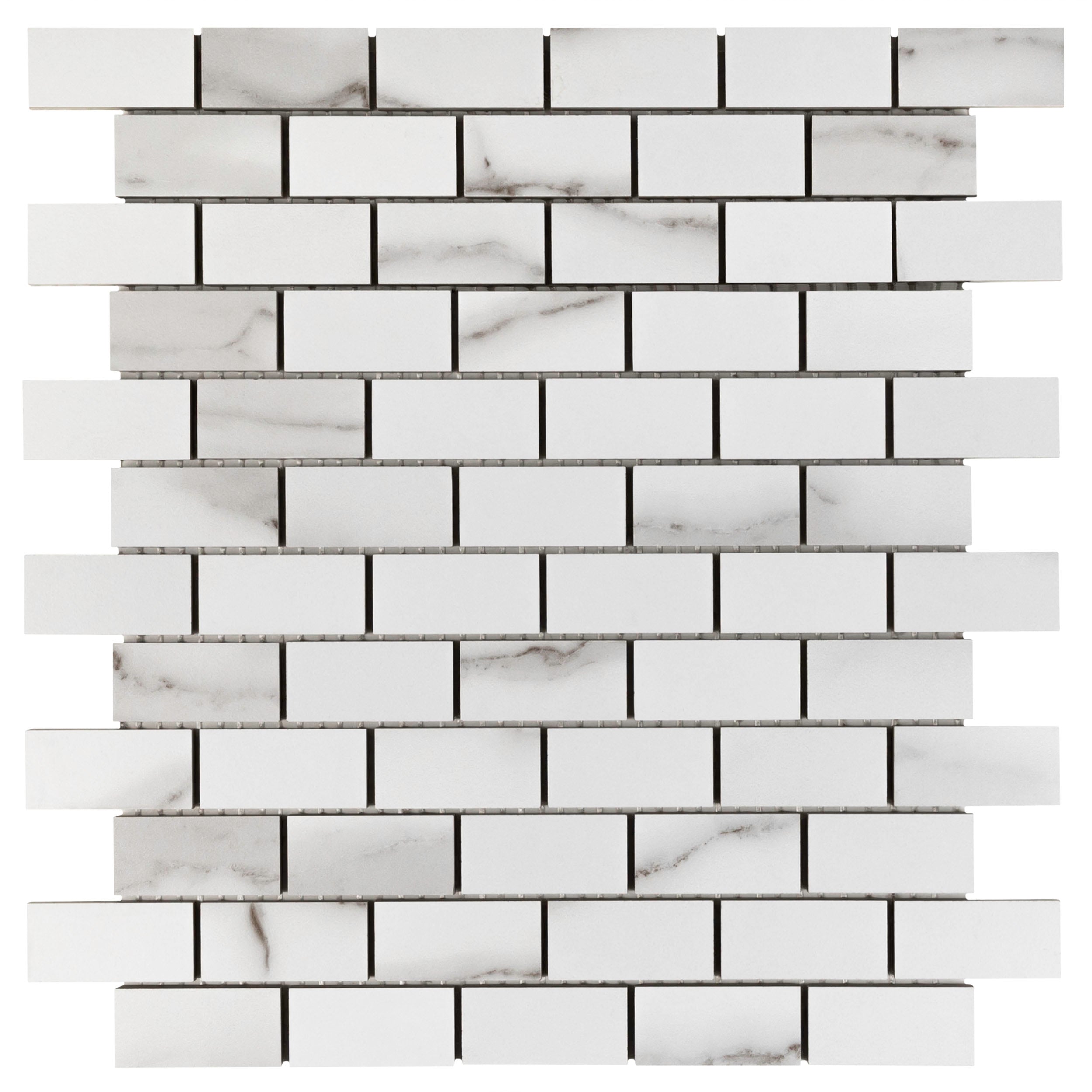 Anthology Marbleridge Reserve 1 x 2 11" x 11" Porcelain Mosaic 