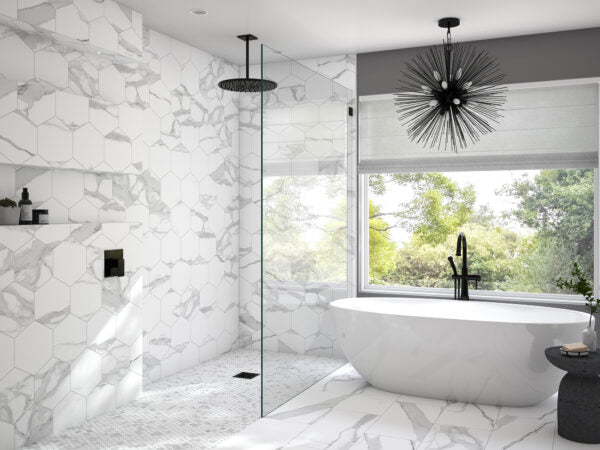 Anthology Marbleridge Reserve 10" x 11" Porcelain Tile Bella Tuscana Matte