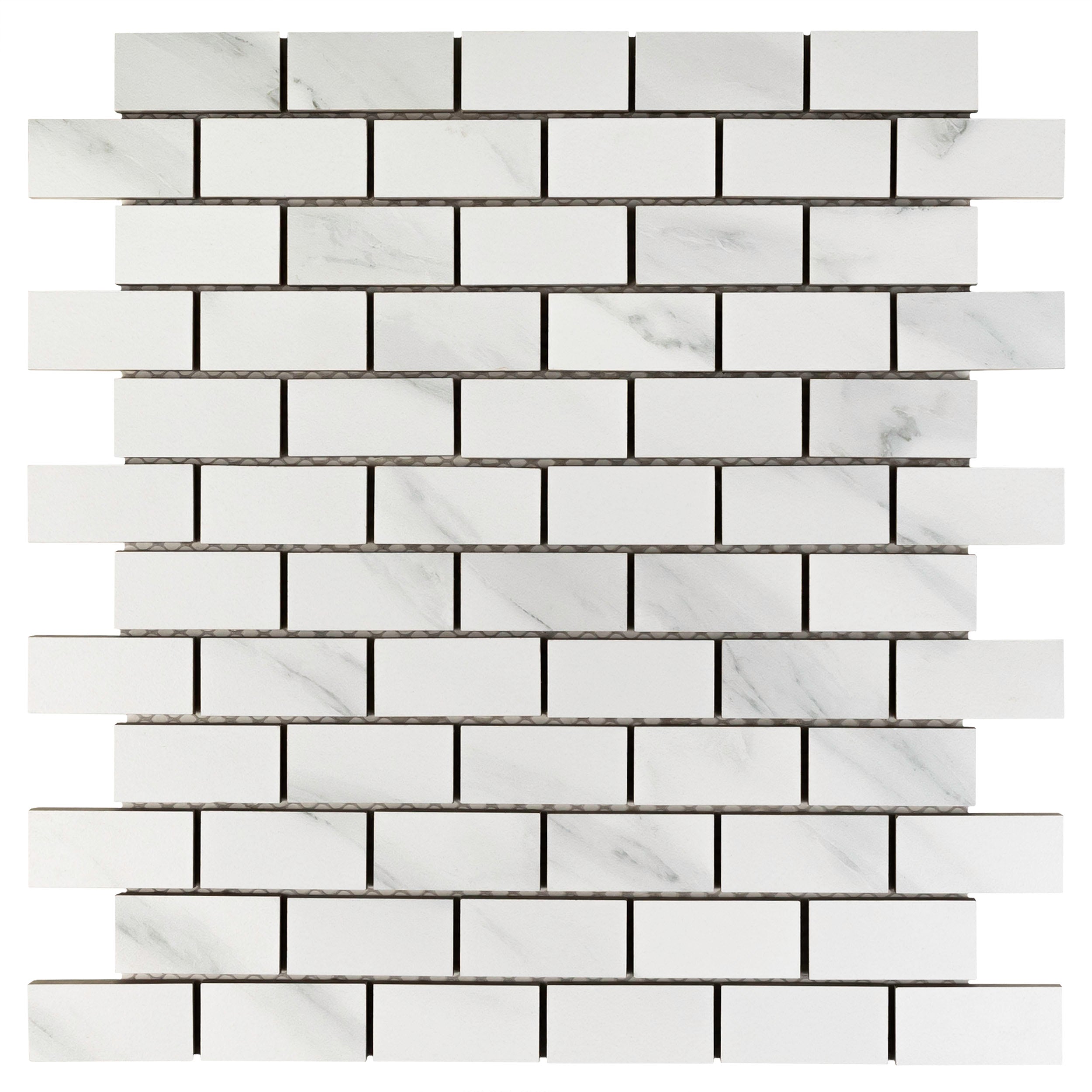 Anthology Marbleridge Reserve 1 x 2 11" x 11" Porcelain Mosaic 