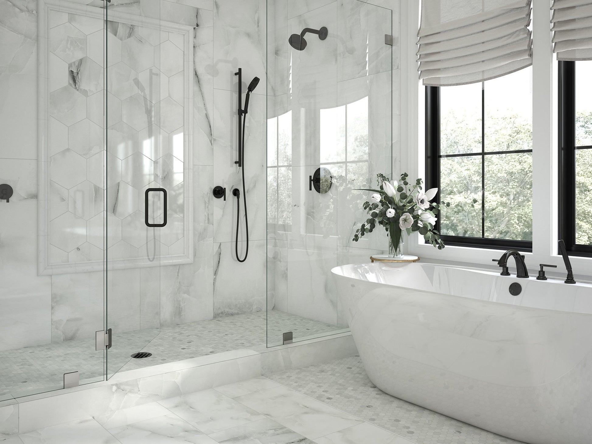 Anthology Marbleridge Reserve 12" x 24" Porcelain Tile Bella Tuscana Matte