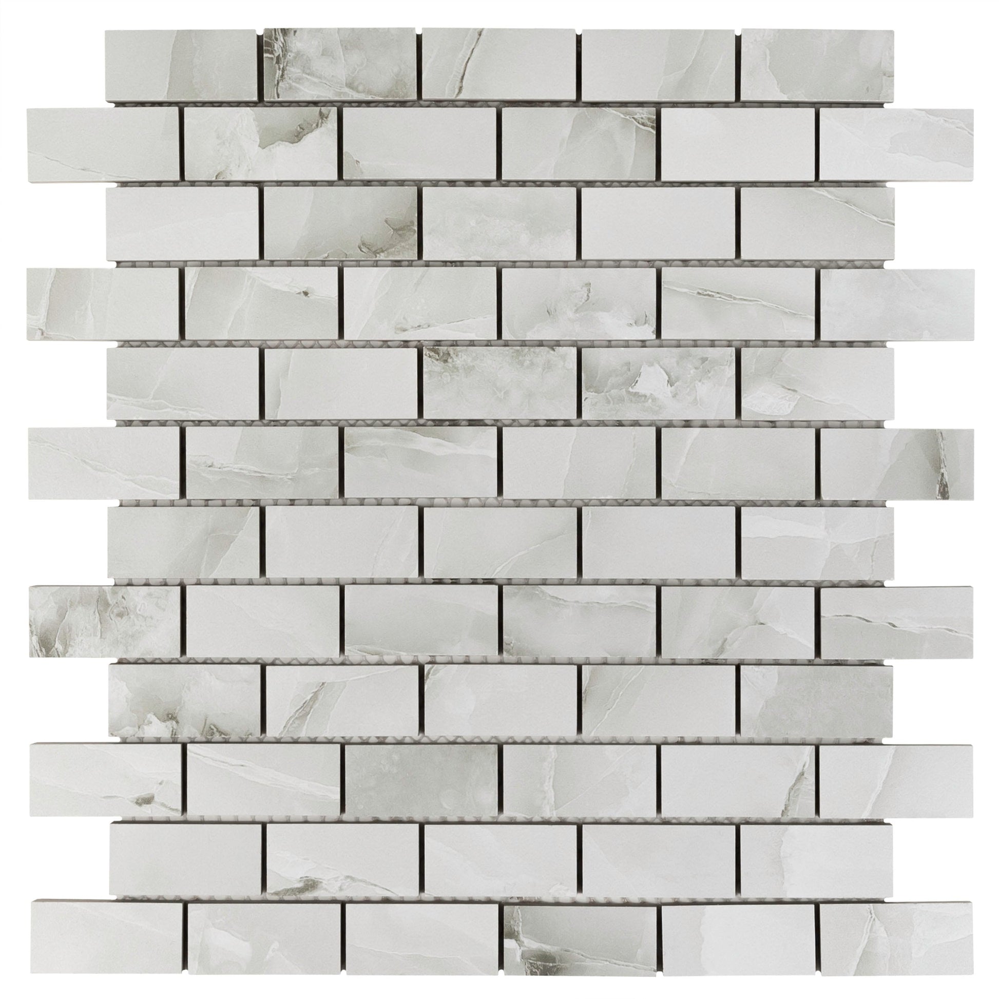 Anthology Marbleridge Reserve 1 x 2 11" x 11" Porcelain Mosaic 