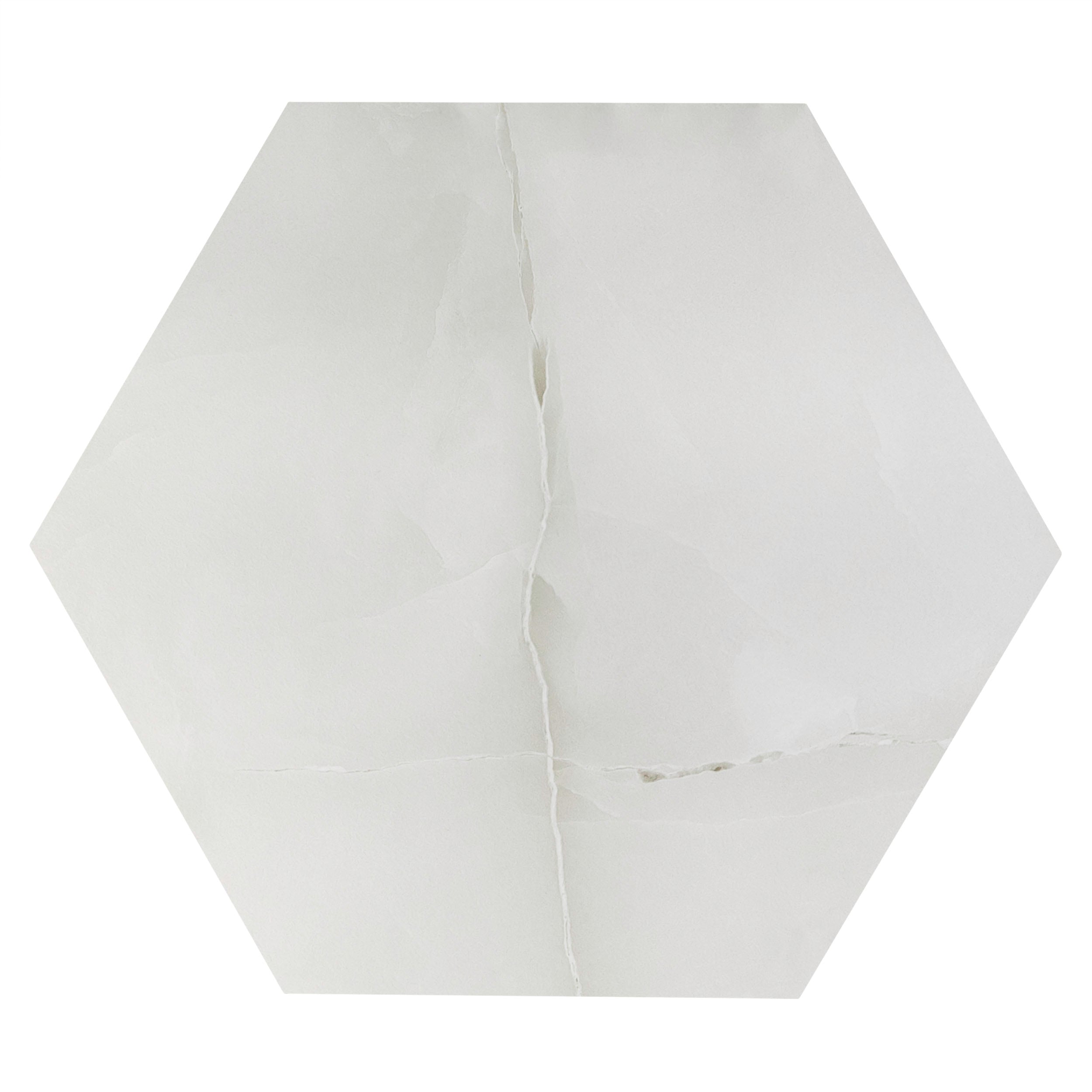 Anthology Marbleridge Reserve 10" x 11" Porcelain Tile Misty Silk Polished