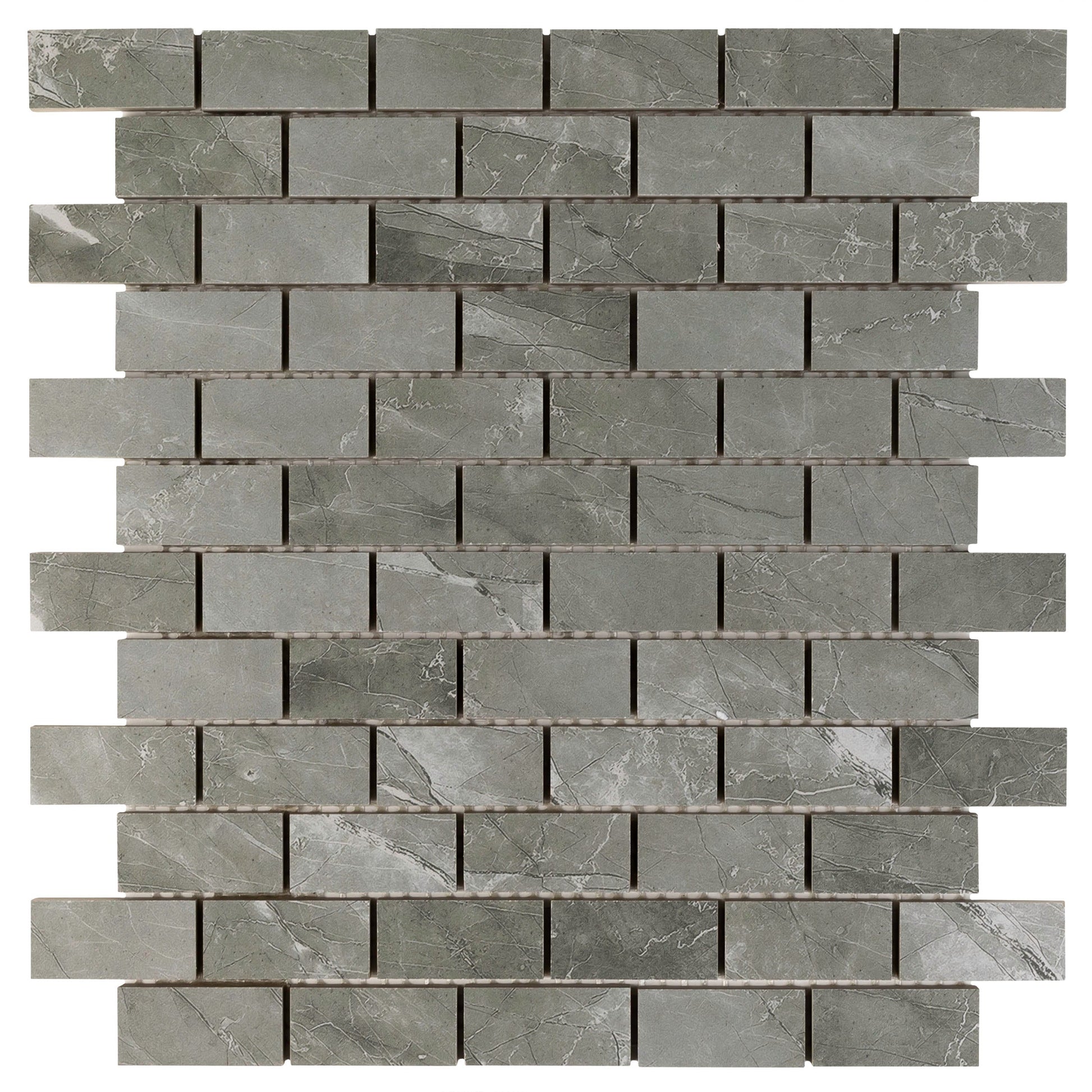 Anthology Marbleridge Reserve 1 x 2 11" x 11" Porcelain Mosaic 