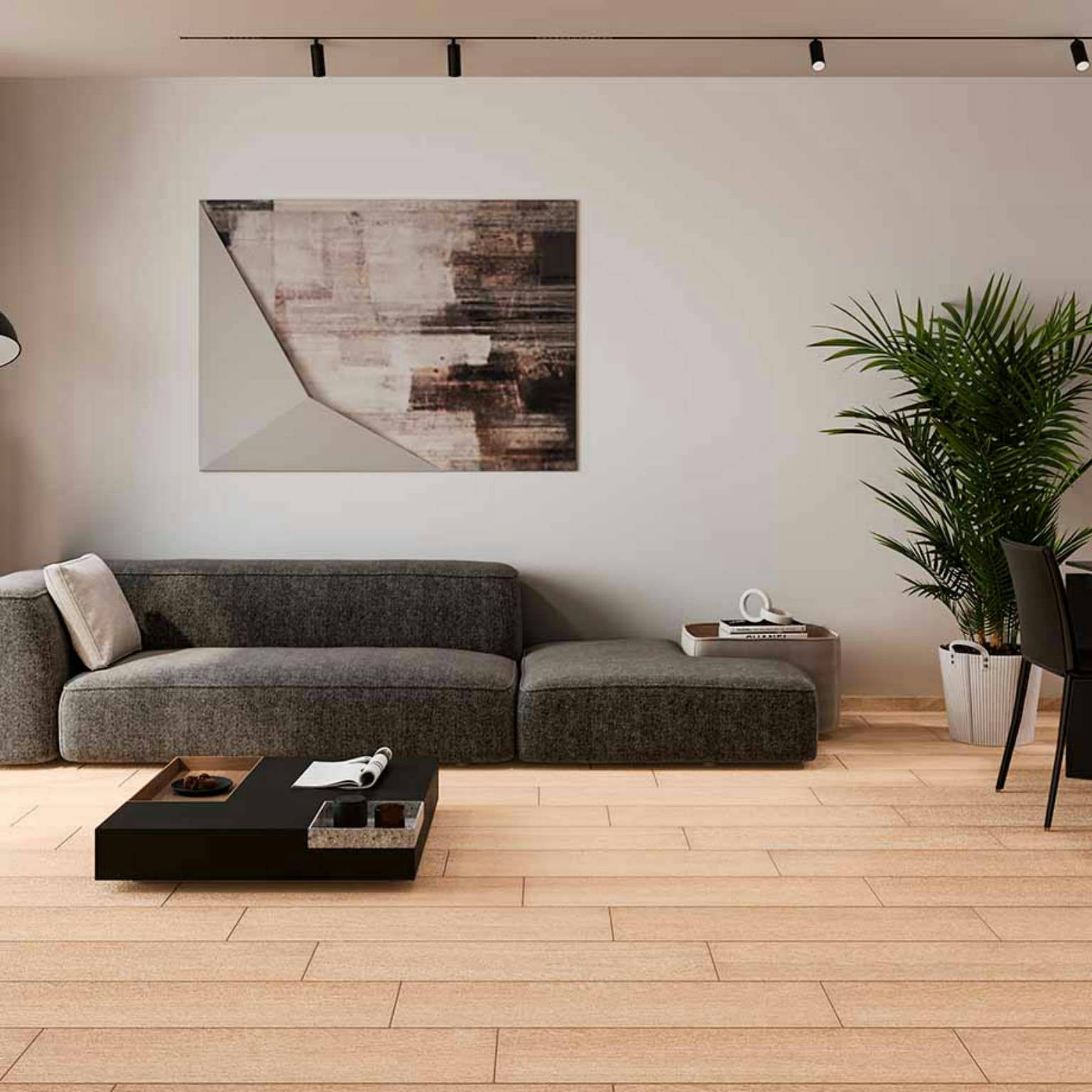 Alfagres Aspen 9" x 36" Ceramic Tile Taupe