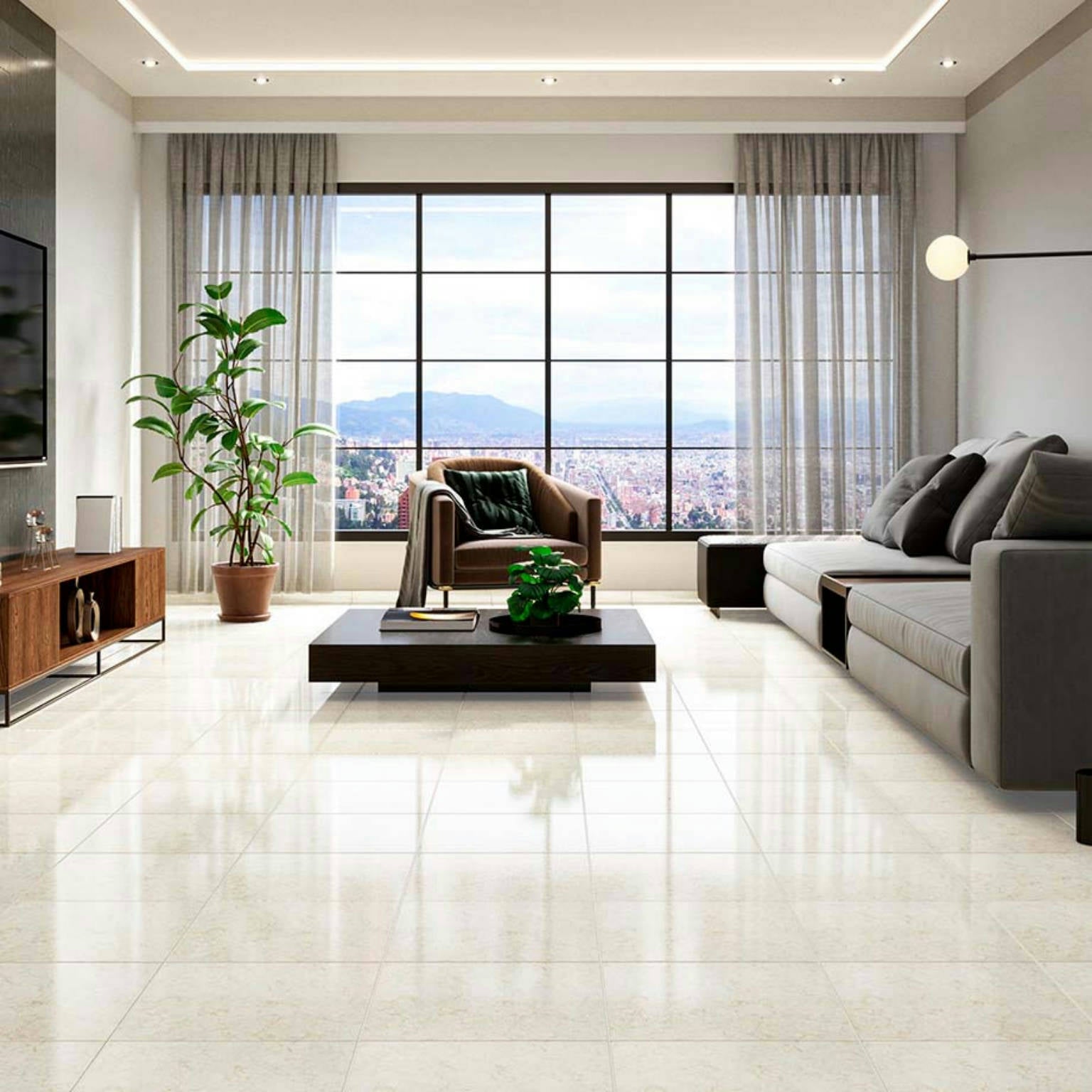 Alfagres Avila 24" x 24" Ceramic Tile Beige