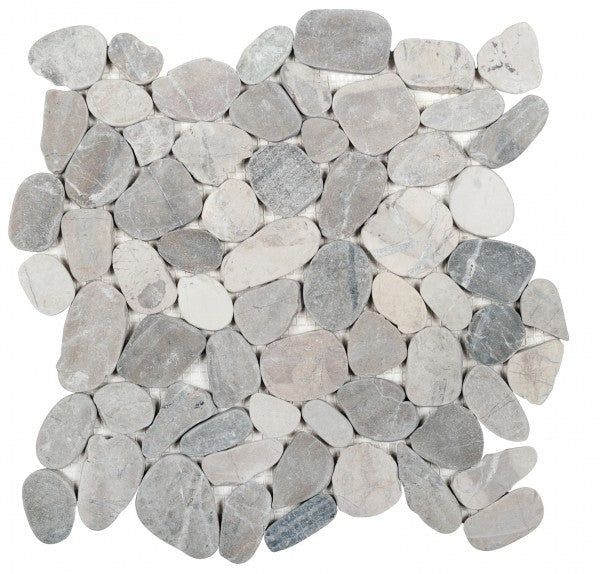 Bati Orient Galet 12" x 12" Mosaic Gray