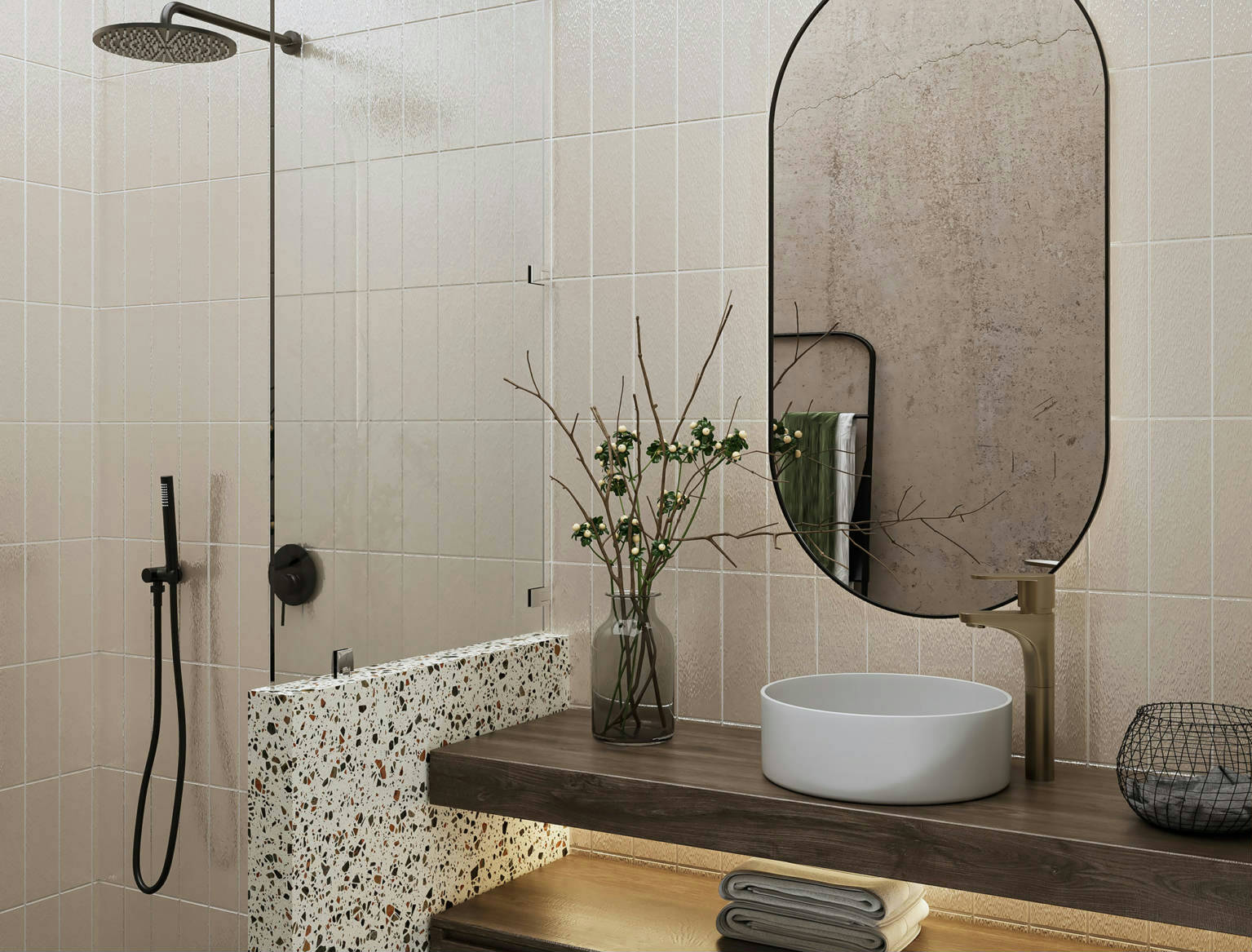 Alfagres Brick 3.5" x 11" Ceramic Tile White Glossy