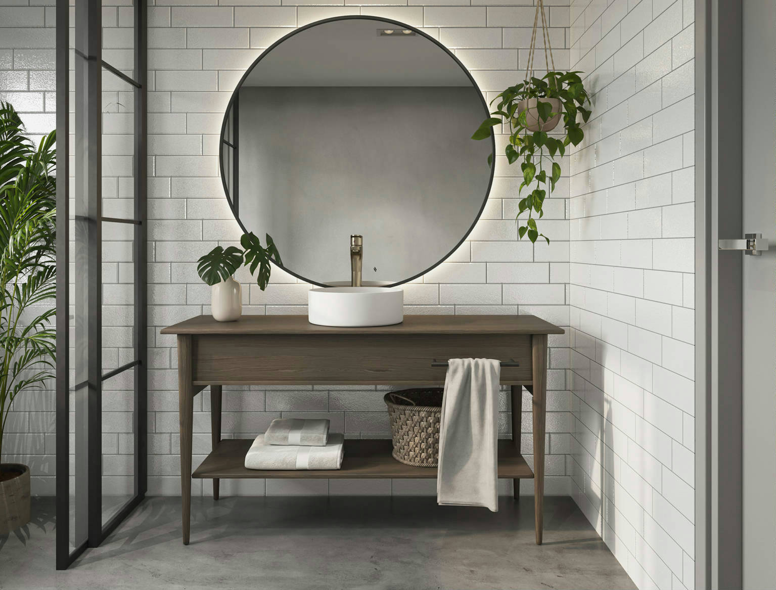 Alfagres Brick 3.5" x 11" Ceramic Tile White Matte