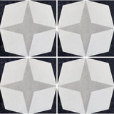 Arizona Tile Cementine B&W 8" x 8" Porcelain Tile