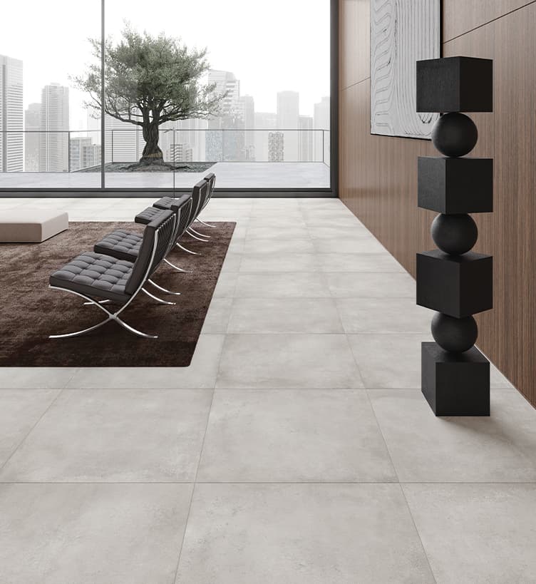 Anatolia Ceraforge 32" x 32" Porcelain Tile Chromium