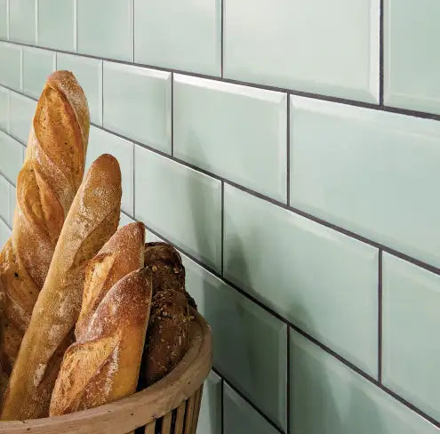 Agrob Buchtal District 2 x 4 Beveled 12.44" x 12.44" Porcelain Mosaic Ash Grey