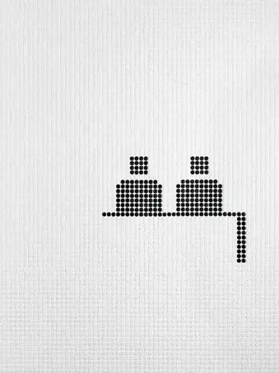 Agrob Buchtal Loop 0.5" x 0.5" Round 12.44" x 12.44" Porcelain Mosaic Coral Red