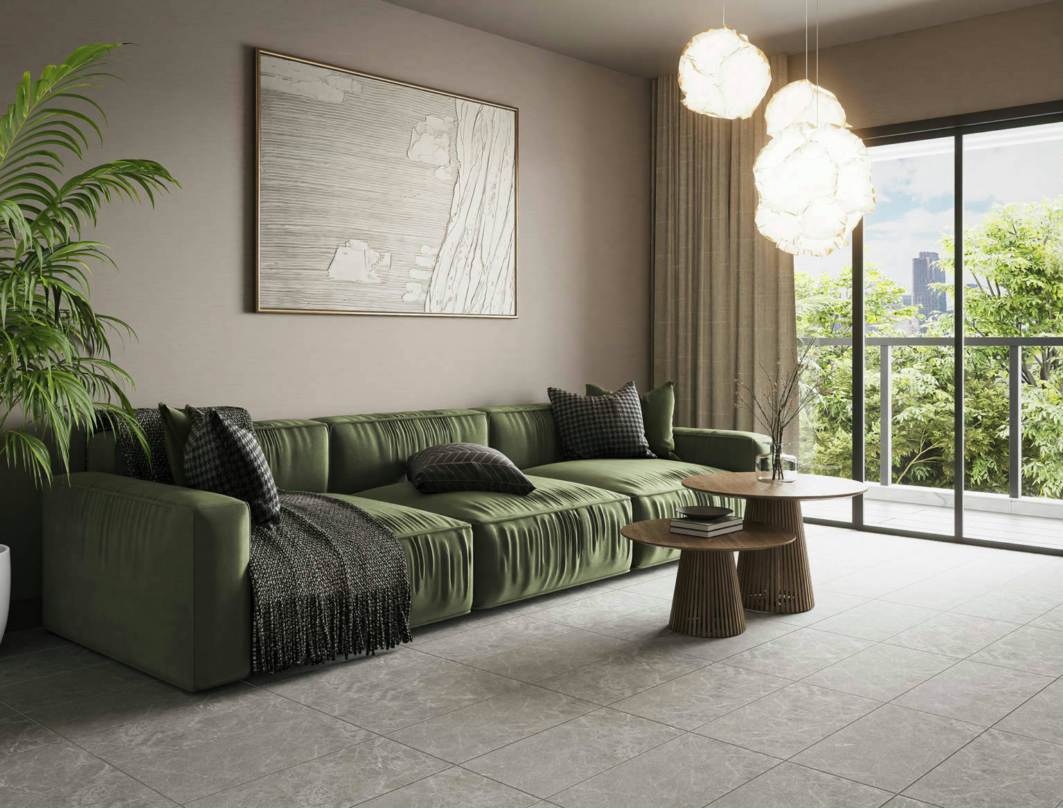 Alfagres Lory 12" x 24" Ceramic Tile Dark Gray