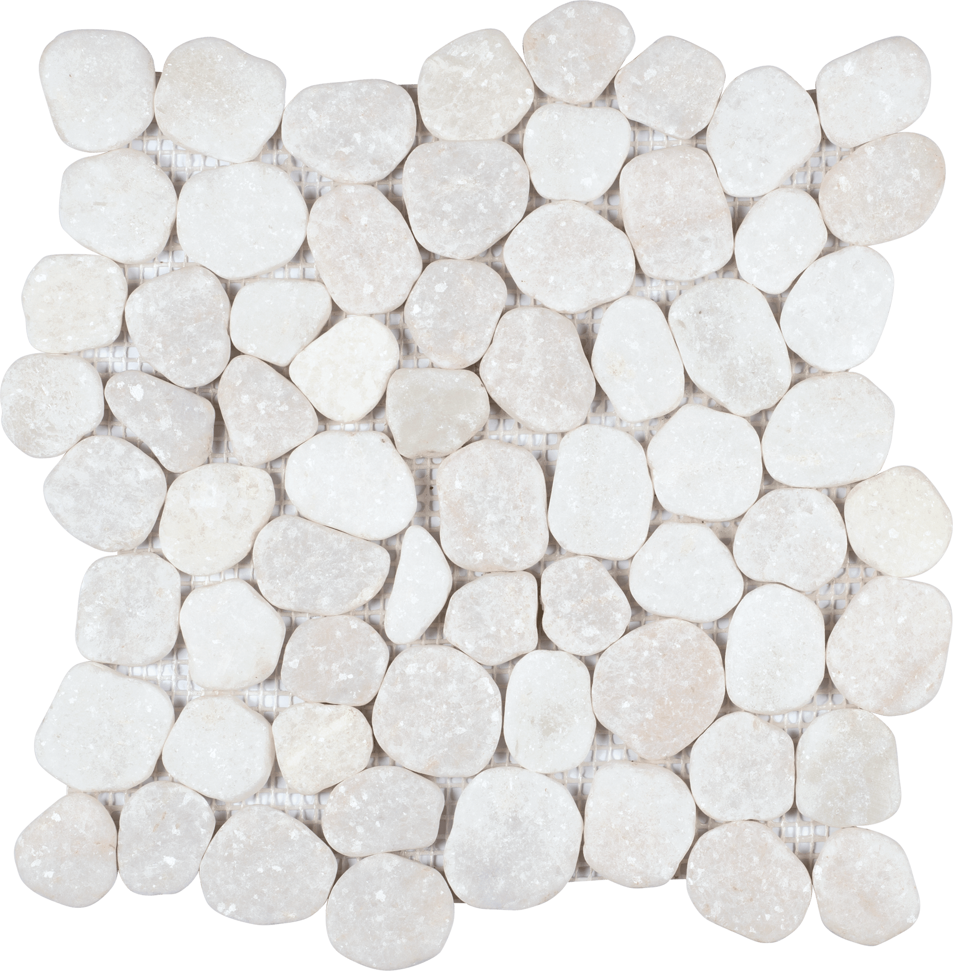 Bati Orient Marble Sliced 12" x 12" Marble Mosaic White