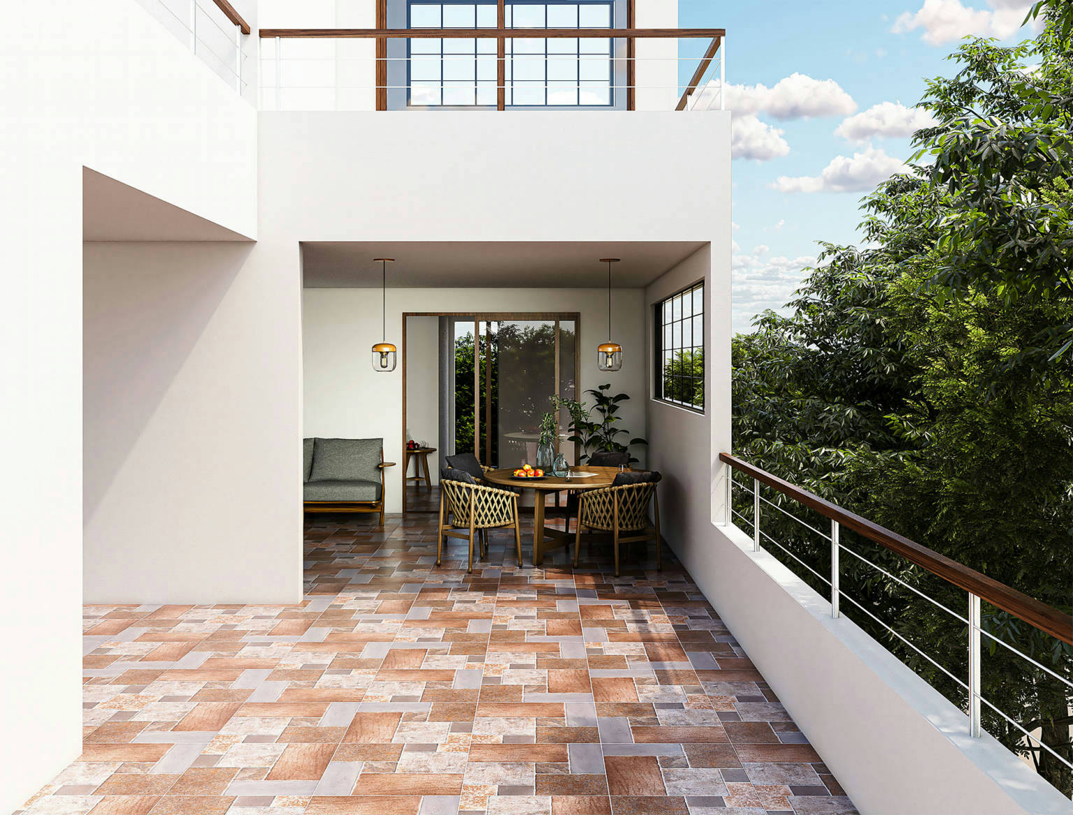 Alfagres Provenzal 24" x 24" Ceramic Tile Provenzal