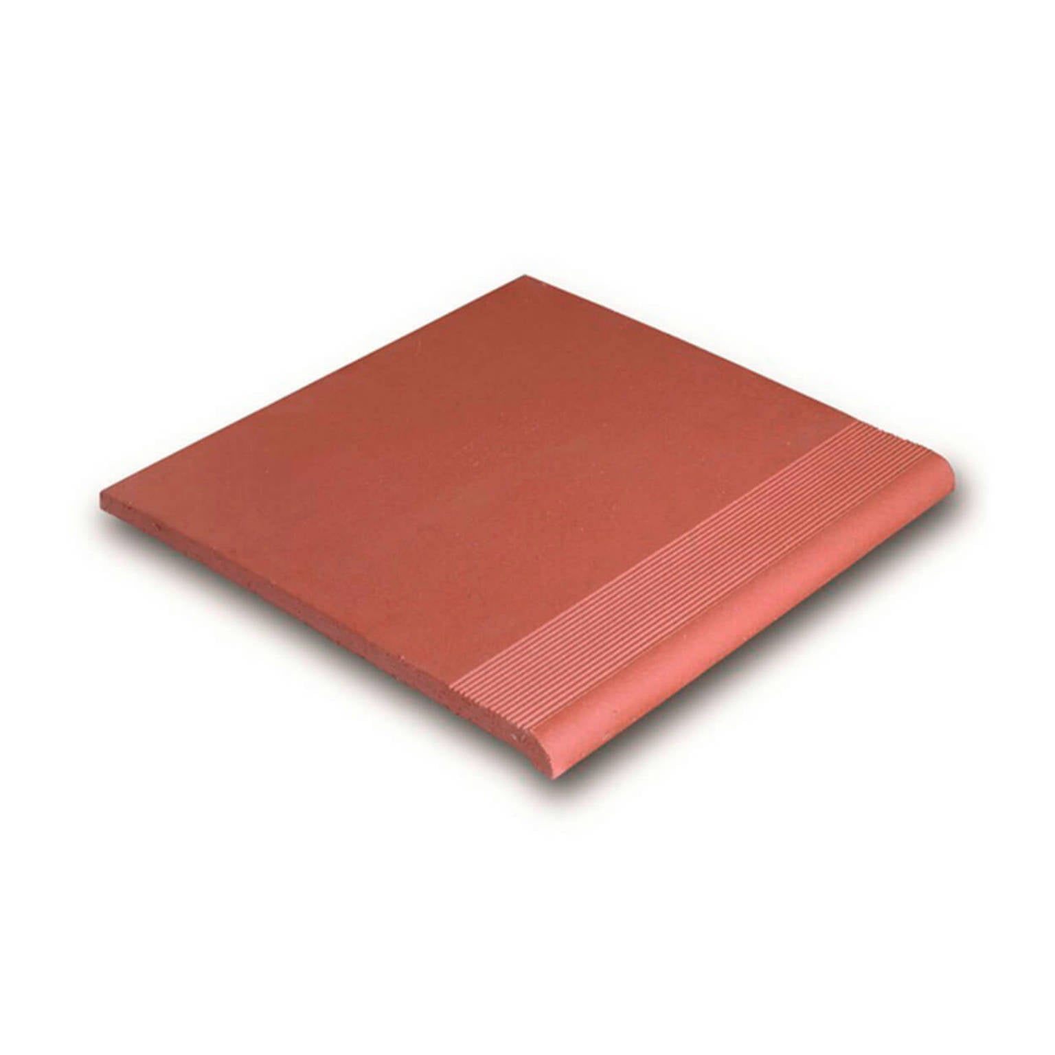 Alfagres Quarry 12" x 12" Quarry Stair Tread Spanish Red