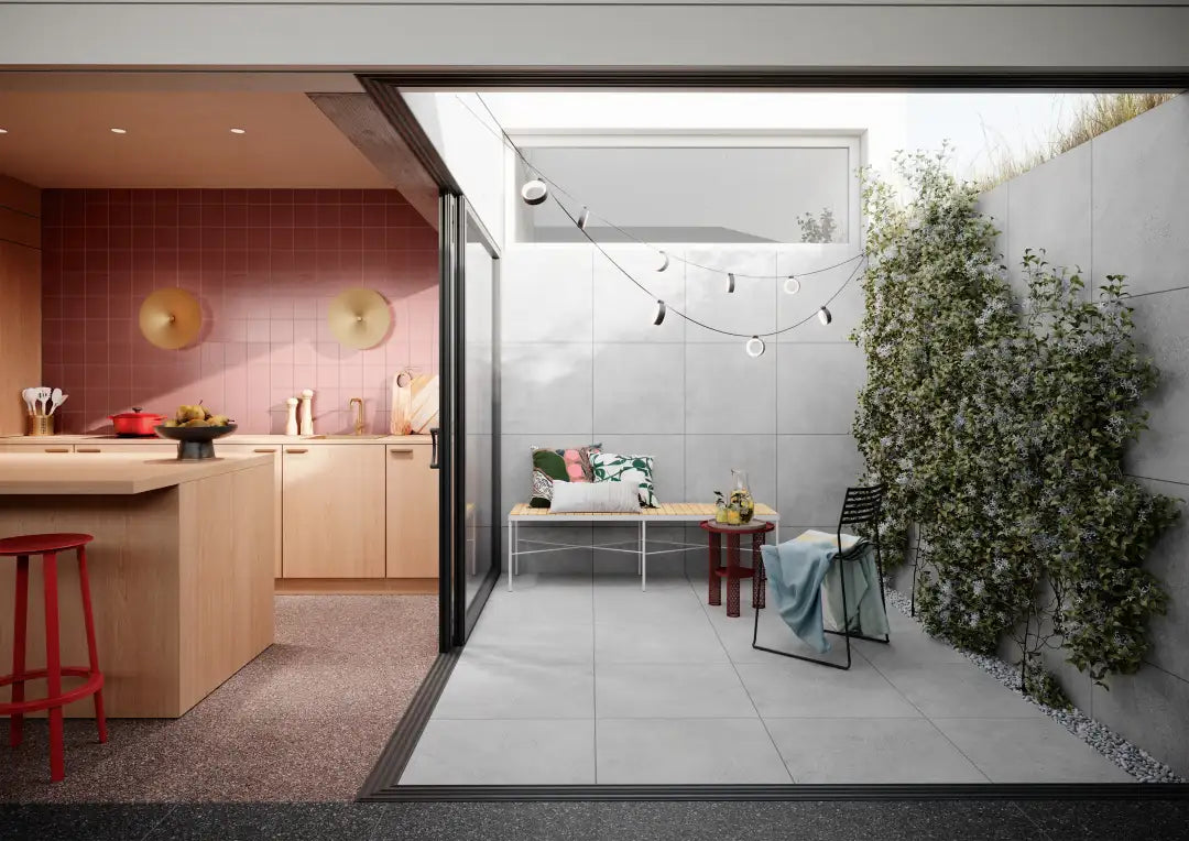 Agrob Buchtal Trio 6" x 6" Porcelain Tile Olive