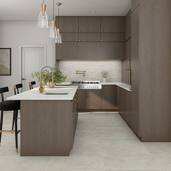 American Olean Urban Essence 1 x 6 Stacked 12" x 12" Porcelain Mosaic 