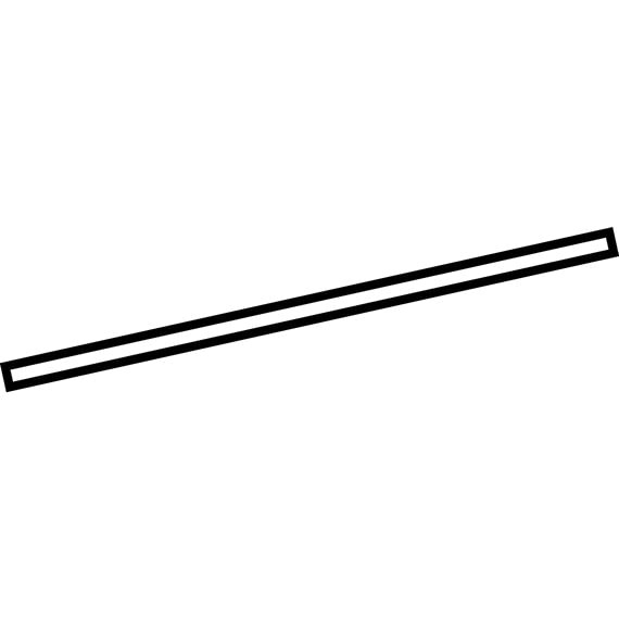 American Olean Perspecta 0.5" x 12" Ceramic Jolly Cirrus White