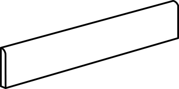 American Olean Minimum 4" x 24" Porcelain Bullnose White Matte