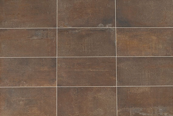 American Olean Union 24" x 48" Porcelain Tile Rusted Brown