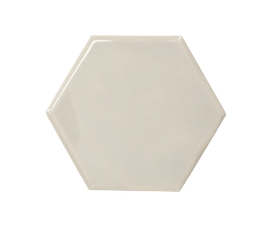 American Olean Playscapes 4" Hex 4.25" x 4.88" Ceramic Tile Linen