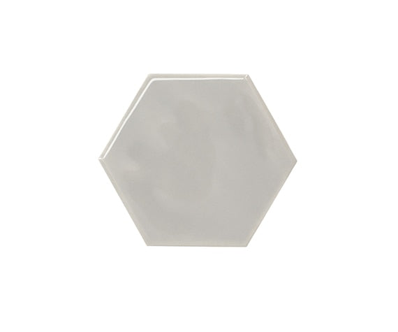 American Olean Playscapes 4" Hex 4.25" x 4.88" Ceramic Tile Silverside