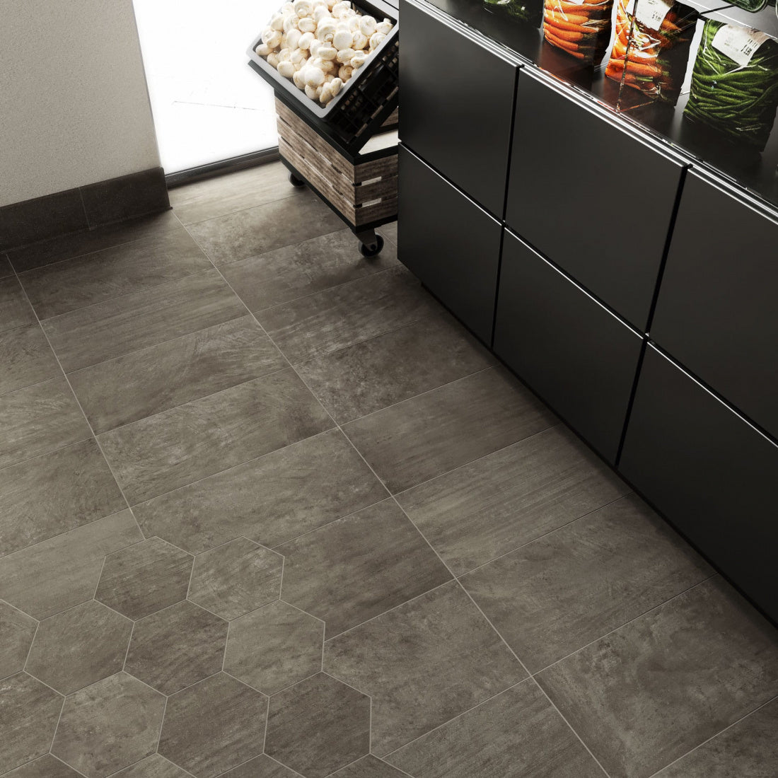 Atlas Concorde Boho 12" x 24" Porcelain Tile Fog